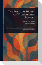 The Poetical Works of William Lisle Bowles