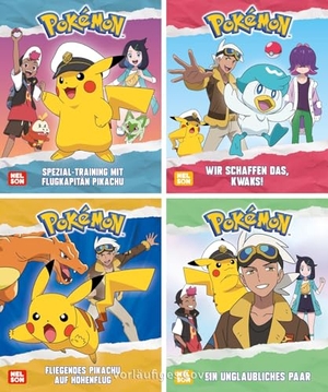 Nelson Mini-Bücher: Pokémon: Pikachu 9-12 - 24 Mini-Bücher im Display. Nelson Verlag, 2025.