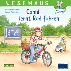 Schneider, Liane. LESEMAUS 39: Conni lernt Rad fahren. Carlsen Verlag GmbH, 2025.