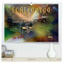 Schlagzeug - so cool (hochwertiger Premium Wandkalender 2024 DIN A2 quer), Kunstdruck in Hochglanz