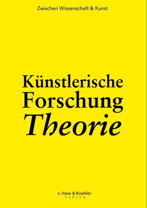 Bödeker, Till / Peter Tepe. Künstlerische Forschung Theorie. Hase v.+Koehler Verlag, 2026.