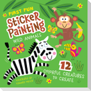 First Fun Sticker Painting: Wild Animals