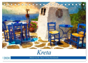 Kreta - Malerische Insel Griechenlands (Tischkalender 2024 DIN A5 quer), CALVENDO Monatskalender