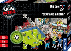 Schiefelbein, Nina. Krimi-Puzzle: Die drei ??? Kids - Pokalfinale in Gefahr - 200 Teile - Spiel. Franckh-Kosmos, 2026.