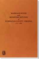 Powhatan County Marriages, 1777-1830