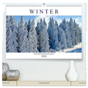 Winter. Zauberhafte Schneelandschaften (hochwertiger Premium Wandkalender 2024 DIN A2 quer), Kunstdruck in Hochglanz