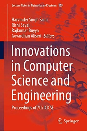 Saini, Harvinder Singh / Govardhan Aliseri et al (Hrsg.). Innovations in Computer Science and Engineering - Proceedings of 7th ICICSE. Springer Nature Singapore, 2020.