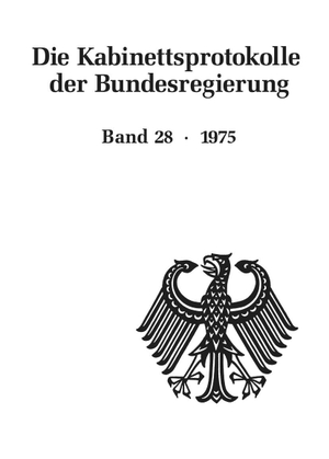 Hollmann, Michael / Christine Fabian et al (Hrsg.). Die Kabinettsprotokolle der Bundesregierung 1975. de Gruyter Oldenbourg, 2023.