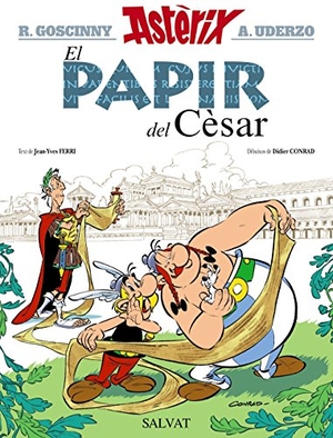 Goscinny, René / Ferri, Jean-Yves et al. Astèrix, El papir del Cèsar. Editorial Bruño, 2015.