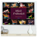 Müsli Frühstück (hochwertiger Premium Wandkalender 2024 DIN A2 quer), Kunstdruck in Hochglanz
