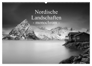 Müller, Jeanny. Nordische Landschaften - monochrom (Wandkalender 2024 DIN A2 quer), CALVENDO Monatskalender - Norwegen und Island in schwarz-weiß. Calvendo, 2023.