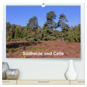 Südheide und Celle (hochwertiger Premium Wandkalender 2024 DIN A2 quer), Kunstdruck in Hochglanz