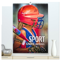 Sport - Kinder am Ball (hochwertiger Premium Wandkalender 2024 DIN A2 hoch), Kunstdruck in Hochglanz