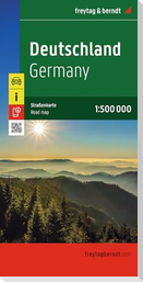 Deutschland, Straßenkarte 1:500.000, freytag & berndt