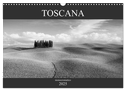 Toscana - monocromatico (Wandkalender 2025 DIN A3 quer), CALVENDO Monatskalender