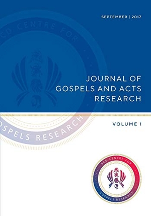 Bock, Darrell L / Frank J Moloney. Journal of Gospels and Acts Research - Volume 1. Sydney College of Divinity, 2017.