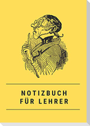 Notizbuch für Lehrer - A5 - schön gestaltet mit Leseband - Hardcover blanko - 100 Seiten 90g/m² - Wilhelm Busch - FSC Papier