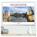 Neumünster - Mitten in Schleswig-Holstein (hochwertiger Premium Wandkalender 2024 DIN A2 quer), Kunstdruck in Hochglanz