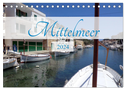 Mittelmeer 2024 (Tischkalender 2024 DIN A5 quer), CALVENDO Monatskalender