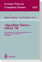 Algorithm Theory - SWAT'98