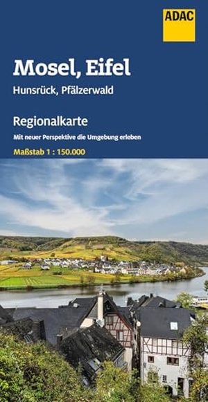 ADAC Regionalkarte 11 Mosel, Eifel, Hunsrück, Pfälzerwald 1:150.000 - Straßenkarte und Autokarte. ADAC, 2024.