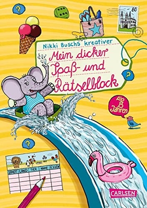 Busch, Nikki. Rätselspaß Grundschule: Mein dicker Spaß- und Rätselblock - Ab 8 Jahren | Ferien-Rätselblock mit 160 Seiten Knobelspaß | Anti-Langeweile-Garantie für Mädchen und Jungs ab 8. Carlsen Verlag GmbH, 2022.