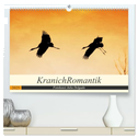 KranichRomantik (hochwertiger Premium Wandkalender 2025 DIN A2 quer), Kunstdruck in Hochglanz