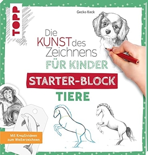 Keck, Gecko. Die Kunst des Zeichnens für Kinder Starter-Block - Tiere - Mit Kreativideen zum Weiterzeichnen. frechverlag GmbH, 2021.