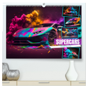 Supercars im Farbenrausch (Premium, hochwertiger DIN A2 Wandkalender 2024, Kunstdruck in Hochglanz)