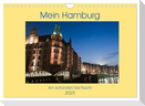 Mein Hamburg - Am schönsten bei Nacht (Wandkalender 2025 DIN A4 quer), CALVENDO Monatskalender