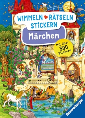 Wimmeln, Rätseln, Stickern: Märchen. Ravensburger Verlag, 2025.