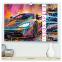 Neon Speed (hochwertiger Premium Wandkalender 2025 DIN A2 quer), Kunstdruck in Hochglanz