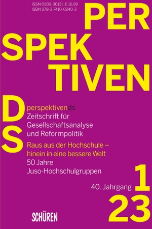 Hochschulinitiative Demokratischer Sozialismus (Hrsg.). Raus aus der Hochschule -hinein in eine bessere Welt - 50 Jahre Juso-Hochschulgruppen. Schüren Verlag, 2023.