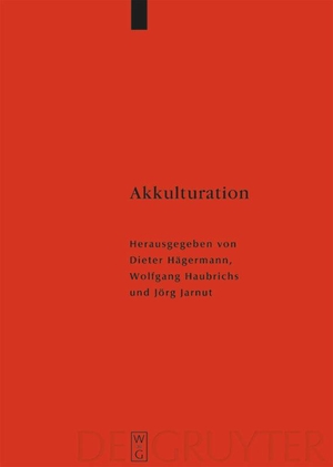 Hägermann, Dieter / Wolfgang Haubrichs et al (Hrsg.). Akkulturation - Probleme einer germanisch-romanischen Kultursynthese in Spätantike und frühem Mittelalter. De Gruyter, 2004.