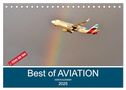 Best of Aviation (Tischkalender 2025 DIN A5 quer), CALVENDO Monatskalender