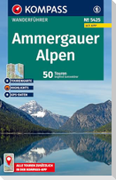 KOMPASS Wanderführer Ammergauer Alpen, 50 Touren mit Extra-Tourenkarte