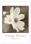 Vintage-Flowers (Wandkalender 2024 DIN A3 hoch), CALVENDO Monatskalender