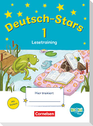 Deutsch-Stars - BOOKii-Ausgabe - 1. Schuljahr Lesetraining. Übungsheft mit Lösungen