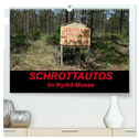 Schrottautos im Kyrkö Mosse (hochwertiger Premium Wandkalender 2024 DIN A2 quer), Kunstdruck in Hochglanz
