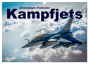 Kampfjets - Düsenjäger-Kalender (Wandkalender 2025 DIN A3 quer), CALVENDO Monatskalender
