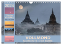Vollmond - Momente der Ruhe (Wandkalender 2024 DIN A4 quer), CALVENDO Monatskalender