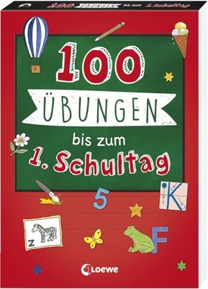 100 Übungen bis zum ersten Schultag - Lernspiel-Block mit wichtigen Schulstart-Themen für Vorschulkinder ab 5 Jahren. Loewe Verlag GmbH, 2024.