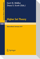 Higher Set Theory
