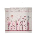 Romantischer Wunscherfüller als Bilderrahmen-Spardose zur Hochzeit, 14×14×5,5 cm