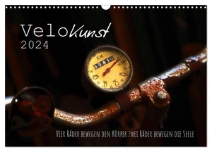 Marutschke, Andreas. Velo Kunst (Wandkalender 2024 DIN A3 quer), CALVENDO Monatskalender - Ästhetische Detail Aufnahmen von nostalgischen Fahrrädern mit Zitaten die zum schmunzeln und nachdenken anregen.. Calvendo, 2023.
