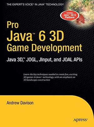 Davison, Andrew. Pro Java 6 3D Game Development - Java 3d, Jogl, Jinput and Joal APIs. Apress, 2007.