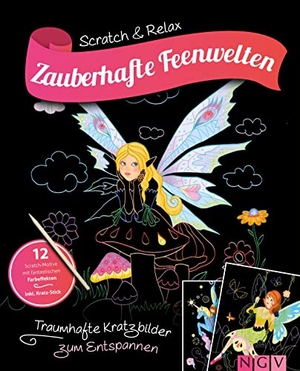 Zauberhafte Feenwelten - Kratzbuch für Kinder ab 6 Jahren - 12 Scratch-Motive mit fantastischen Farbeffekten inkl. Holz-Stick. Naumann & Göbel Verlagsg., 2022.