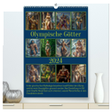 Olympische Götter (hochwertiger Premium Wandkalender 2024 DIN A2 hoch), Kunstdruck in Hochglanz