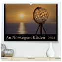 An Norwegens Küsten (hochwertiger Premium Wandkalender 2024 DIN A2 quer), Kunstdruck in Hochglanz