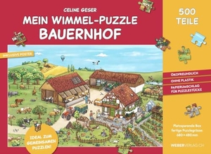 Geser, Celine. Mein Wimmel-Puzzle Bauernhof. Weber Verlag, 2023.